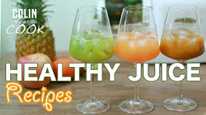 Vegetable and fruit juices can be a quick and easy way to consume a ton of nutrition. Healthy Juice Recipes By Colin Juicing Recipes Juicer Fruit Juice Fruit And Vegetable Juice Youtube