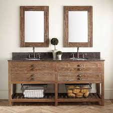 The old barn wood gives our vanities a lot of unique characteristics which makes it very special. Fantastic Reclaimed Wood Bathroom Vanity Decoration Bathroom Layjao