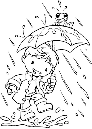 View posts welcome to fun early learning! Little Boy Playing In The Rain Coloring Pages Coloring Pictures Coloring Book Pages