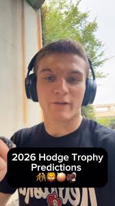 Here’s my prediction for the 2026 hodge trophy candidates and winner, enjoy  !