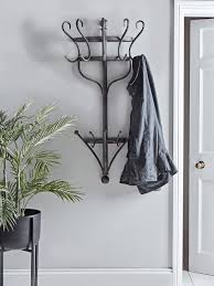 Aged Metal Wall Mounted Coat Rack Wall Mounted Coat Rack Coat Rack Wall Coat Stands