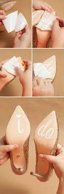 Learn How To Make Your Own Custom Wedding Shoe Stickers Diy Wedding Shoes Custom Wedding Shoes Diy Wedding