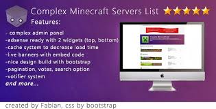 Ranking por puntos de servidores survival, factions, skywars, 1.8, 1.7. Codecanyon Complex Minecraft Servers List V1 9 Share Theme Free