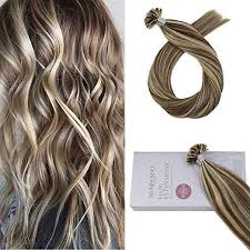 Shop U Nail Tip Remy Ombre Human Hair Extension Moresoo