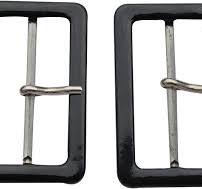 Trimming Shop Set Of 2 Belt Buckles - Plastic Fashion Clasps - Sewing  Custom Apparel Or Repairing Clothes - Suitable For Belts, Coats, Bags,  Jackets, ...