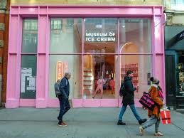 Visitors pose as they visit the museum of ice cream across from the whitney museum on july 29, 2016 in new york city the temporary museum dedicated. Photos Here S A Taste Of The Permanent Museum Of Ice Cream In Soho Gothamist