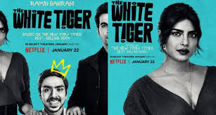 The film's trailer suggests it makes. The White Tiger Priyanka Chopra Rajkummar Rao Adarsh Gourav Cut A Striking Figure For Official Poster Pinkvilla