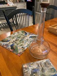 Decoupaging a table may look intimidating at first, but it is actually quite simple. Decoupage Bottles Hometalk