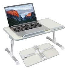 Unboxing and review of adjustable laptop table. Laptop Stand Computer Desk Adjustable Laptop Table Bed Tray Lap Desks Bed Table For Eating Bed Desk Laptop Table Height And Angle Adjustable Foldable Standing Desk For Writing In Sofa And Couch