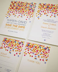 Colorful Confetti Wedding Invitat Colorful Wedding Invitations Wedding Invitation Confetti Colorful Invitations