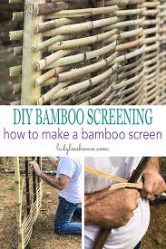 Diy Bamboo Screening Bamboo Screening Bamboo Fence Bamboo Decor