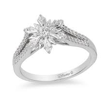 Disney Brides You Re Going To Fall Head Over Heels In Love With H Samuel S Disn Flower Diamond Engagement Ring Unique Engagement Rings Disney Engagement Rings