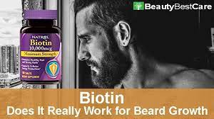 Sulphur, one of the active components of biotin is involved in the synthesis of collagen, responsible for healthy hair. Pin On Beard Care