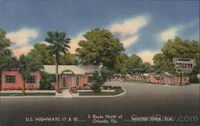 Shorewell Motel Winter Park Fl Postcard Winter Park Winter Park Florida Twin Lake