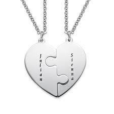 We did not find results for: Heart Puzzle Piece Necklace Set With Engraving My Name Necklace Au