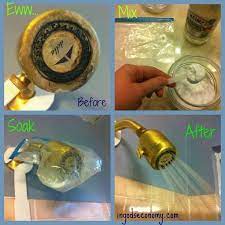 Scrub-Free Shower And Faucet Cleaner | Shower Head Cleaner, Shower Cleaner,  Diy Cleaning Products
