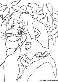 Baby simba, kiara, kovu, scar, mufasa, shenzi and rafika are the main we have combined coloring pages of all these character that are related to lion king. The Lion King Coloring Picture