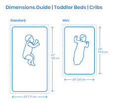Also known as long single and single extra long. Crib Mattresses Toddler Beds Dimensions Drawings Dimensions Com