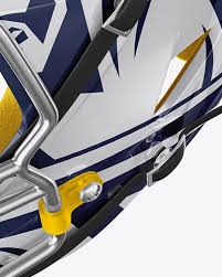 Download American Football Helmet Mockup In Apparel Mockups On Yellow Images Object Mockups