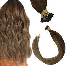 Hair extensions are as popular as ever but it's easy to be overwhelmed by all the different methods and types available. China Professional Salon I Tip Hair Extensions Balayage Dark Brown Fading To Golden Brown Mixed With Golden Blonde Balayage Real Human Hair I Tip Hair Extensions 18in China Human Hair Extensions