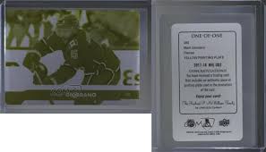 Mark is a common male given name and is related to the latin word mars. 2017 18 Upper Deck Printing Plate Yellow 1 1 Mark Giordano 280 Ebay