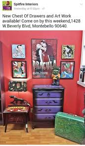 Spitfire Interiors Spitfireinteriors Rockabilly Psychobilly La Gothic Home Decor Home Decor Decor