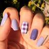 Nail art simple elegant kuku pendek. 1