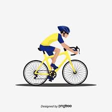 Bicycle Blue Yellow Cyclists Racing Bicycle Wheel Blue Vector Cartoon Vector Bicycle Vector World Bicycle Day Bicycle Illustration Bicycle Cute Cartoon Boy