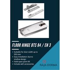 Harga floor hinge dorma bts 84 ho body only (engsel lantai) rp1.080.000. Jual Floor Hinge Dorma Bts84 Bts 84 En3 Ss 90 Derajat With All Accessories Jakarta Pusat Raja Dorma Asli Tokopedia