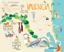 Par le consul romain decimus junius brutus callaicus sous le nom de valentia edetanorum. Valencia Map Marybirdy Voyage Espagne Valencia Espagne Valence Espagne