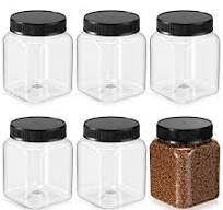 Amazon.com: Nosiny 12 Pcs 24 oz Plastic Jars with Lids ...