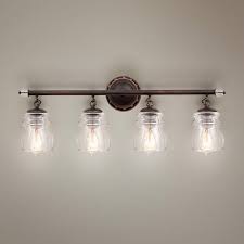 Brierfield 28 Wide Antique Copper 4 Light Bath Light 7c238 Lamps Plus