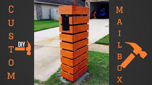 I have uploaded some pictures of sleek mid century modern mailboxes design onto this post image gallery. Diy Custom Mailbox Build Youtube