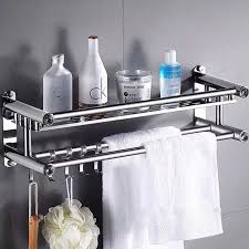 Chrome coat double hooks wall mounted zinc alloy dan keramik. Jual Gantungan Baju Kamar Mandi Minimalis Terbaru Lazada Co Id