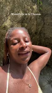 Waterfall in St Thomas Usvi