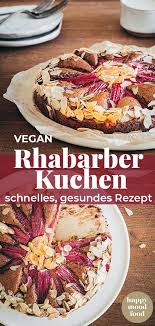 Rhabarberkuchen Vegan Und Einfach Mit Mandeln Olivenol Hafermilch Rezept Rhabarberkuchen Vegan Rhabarberkuchen Rezepte