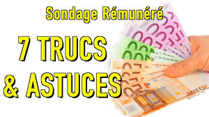 C'est quoi un sondage rémunéré en ligne ? Sondage Remunere 7 Trucs Et Astuces Pour Gagner De L Argent Youtube