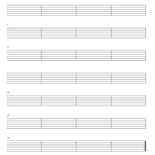 Blank tab sheets in pdf format these blank tab sheets were made with steel guitar in mind, but you can obviously try to use them for any instrument you wish. Blank Guitar Tabs Staves Music Sheets In Pdf Format