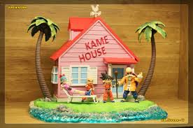 Kame house is a house on a very small island in the middle of the sea. In Stock Jacksdo Dragon Ball Z Kame House Scene Resin Statue