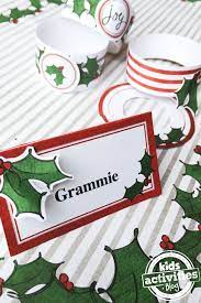 The best way to make printable place cards online gorgeous place cards for your wedding, party, or any event in under 5 minutes. Older Kids Can Help You Make These Christmas Place Settings Christmas Place Settings Christmas Place Cards Christmas Place