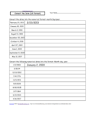 For example, one would say january first two thousand seventeen but write january 1, 2017. Writing A Date Us Format Enchantedlearning Com