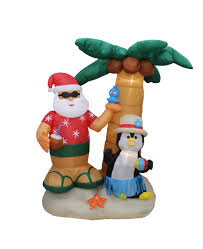 Just use the straight piece from a wire coat hanger and bend it into a hook. The Holiday Aisle Christmas Inflatable Santa And Penguin With Palm Tree Decoration Reviews Wayfair