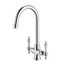 Check out our mixer tap kitchen selection for the very best in unique or custom, handmade pieces from our shops. Cooke Lewis Apsley Chrome Effect Kitchen Twin Lever Mixer Tap Diy At B Q Mixer Taps Modern Mixers Kitchen Sink Taps