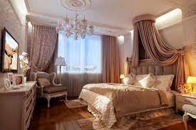 غرف نوم فخمة باللون البيج