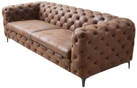 Wenn sie ihr zu hause umgestalten wollen und eine besondere art von sofa suchen dann bieten die sofa antik genau das richtige für sie. Casa Padrino Chesterfield Wohnzimmer Sofa Antik Braun 240 X 97 X H 73 Cm Chesterfield Wohnzimmer Mobel