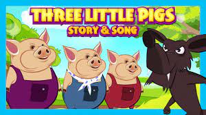 Three Little Pigs Story Song For Kids Songs And Story For Children English Stories Youtube