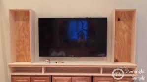 Are you looking for diy tv stand ideas? Downright Simple Diy Tv Built In Wall Unit