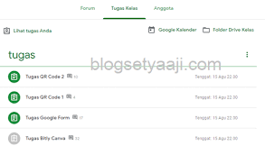 Informasi penting, setiap tugas yang diserahkan atau di tandai sudah selesai setelah batas waktu yang telah ditentukan akan ditandai terlambat. Cara Menggunakan Google Classroom Untuk Guru Dan Siswa Blog Setya Aji