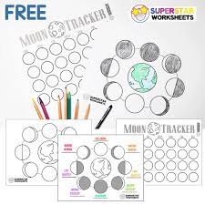 Free Moon Phases Worksheets And Activities For Homeschool Or Classroom Use Includes Free Moon Phases Moon Activities Moon Phase Lessons Moon Phases Activities