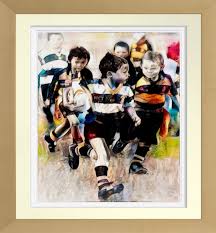 Junior Rugby Watercolour Art Print Zazzle Com Watercolor Art Prints Watercolor Art Art Prints